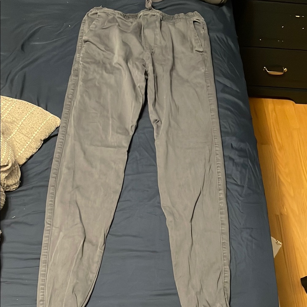 Hollister Gray Sweatpants Relaxed Fit Joggers